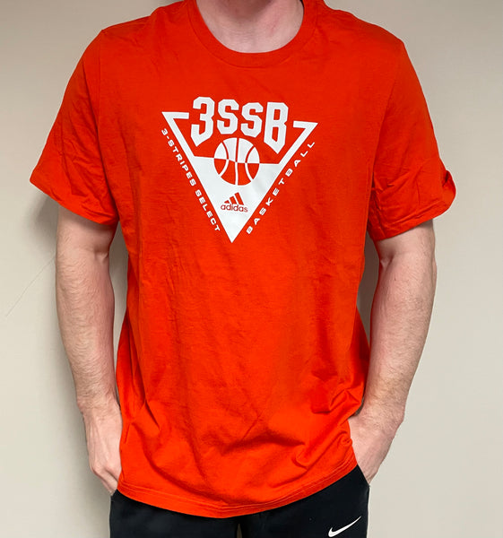 Orange Short Sleeve 3SSB Adidas T-Shirt